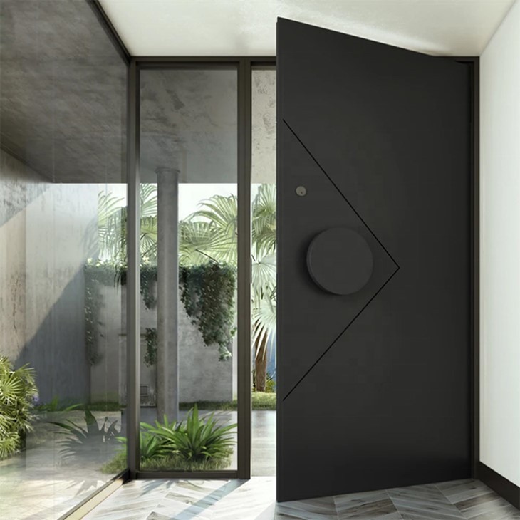Double Wholesale Decorative Outer Iron Door